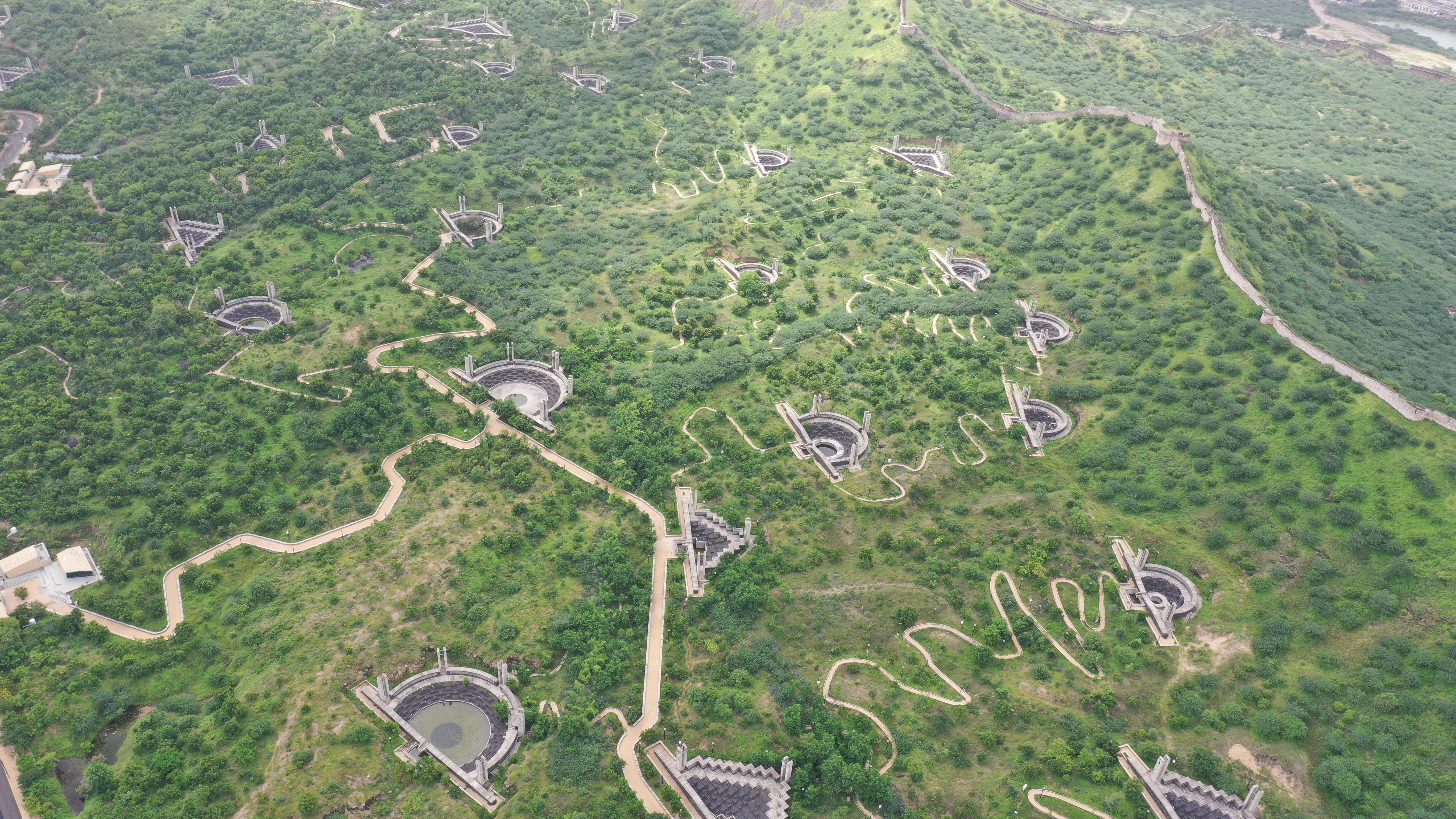 Miyawaki Forest aerial